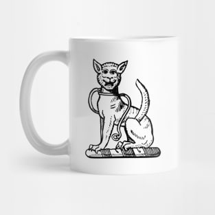 Graceful Black Cat-a-Mountain Mug